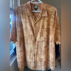 Tommy Bahama Brown Casual Button Down Shirt